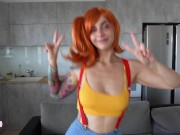Preview 3 of Misty from Pokemon stripping and twerking