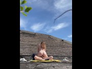 Preview 2 of Fucked girlfriend on the roof of an abandoned building