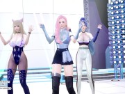 Preview 6 of [MMD] Kep1er - Up! Ahri Seraphine Kaisa Hot Kpop Dance League Of Legends KDA AllOut