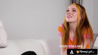 Redhead teacher teaches student with big cock a lesson omg don’t cum yet daddy 