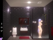 Preview 3 of Girl loves to have her nipples touched and fucks in the shower with a cock| Hentai Game Gallery |P32