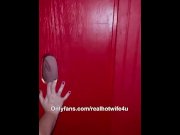 Preview 3 of Multiple strangers creampie Hotwife at the gloryhole