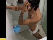 Preview 6 of Boy bathing in white underwear