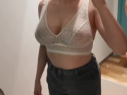 Preview 4 of Sexy boobs in fitting room