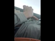 Preview 5 of SLOW MOTION johnholmesjunior shooting cum load while driving on highway slow motion