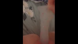 18yo slut BEGS for cock and has a screaming orgasm 