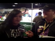 Preview 1 of Annie Cruz with Jiggy Jaguar Exxxotica Expo 2018 Denver Co