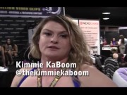 Preview 3 of Jiggy Jaguar spoke to Kimmie Kaboom's from the clips 4 sale booth at Exxxotica Expo