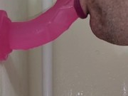 Preview 1 of 💖chubby trans enby has fun in the shower with new toys💖