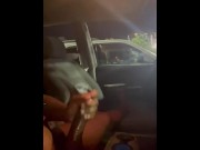 Preview 1 of Public car masturbation in Oahu Honolulu Hawaii in Don Quioti parking lot Asian records cum