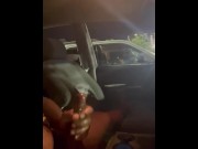Preview 2 of Public car masturbation in Oahu Honolulu Hawaii in Don Quioti parking lot Asian records cum