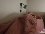 Preview 1 of Spying My Busty Neighbor Masturbating in Hostel