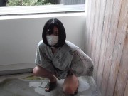 Preview 3 of I peeed in my yukata and masturbated and ejaculated.