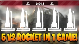 PENTA V2 ROCKET w/ M1918! (Vanguard 5 V2 Rockets in 1 Game)