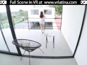 Preview 1 of VRLatina - Super Cute Latin Teen 1st Porn POV