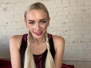 Preview 1 of POV JOI Face Fetish FaceTime Call With Trainer Cum Countdown Roleplay - Remi Reagan