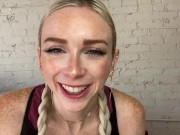 Preview 3 of POV JOI Face Fetish FaceTime Call With Trainer Cum Countdown Roleplay - Remi Reagan