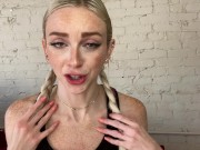 Preview 4 of POV JOI Face Fetish FaceTime Call With Trainer Cum Countdown Roleplay - Remi Reagan