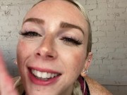 Preview 6 of POV JOI Face Fetish FaceTime Call With Trainer Cum Countdown Roleplay - Remi Reagan
