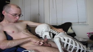 Getting A Blowjob From A Skeleton