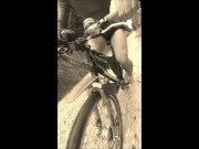 Preview 4 of Bicycle Gym with Natural Muscle Guy Andy Autumn 2022 Halloween MTB Edition Part 1