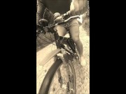 Preview 5 of Bicycle Gym with Natural Muscle Guy Andy Autumn 2022 Halloween MTB Edition Part 1