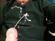 Preview 5 of Shooting thick ropes on my jumper (painting it white)