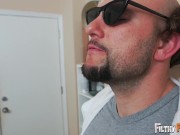 Preview 3 of FILTHY FAMILY - Daddy Mac Gets His Dick Sucked While Eating Breakfast And Then Wifey Jumps In