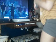 Preview 1 of Perfect nerd girl on just dance