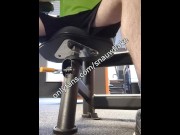 Preview 2 of A straight man is teasging at the gym and show his cock in the locker He fap in the public shower