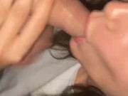 Preview 1 of Small BITCH SMOKING AND SUCK DICK