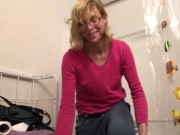 Preview 4 of pornhub viewer request : "Tgirl pees on lil titties"