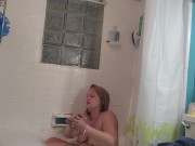 Preview 2 of Little strip tease before bath, smoking 420!