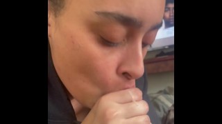 Milf step sis sucks bbc (facial)