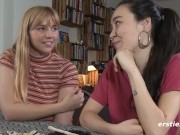 Preview 1 of Ersties: Lesbian Couple Get Off On Kinky & Rough Sex