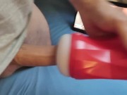 Preview 6 of [ENGLISH] French daddy MAKES YOU GAG ON HIS COCK while WATCHING PORN (DIRTY TALK & MOANING)