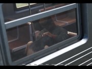 Preview 6 of LISA Gameplay #34 SUCKING BBC And SWALLOWING Cum In Public Transport