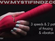 Preview 6 of Racy Rose Thrusting and Licking Rose Vibrator