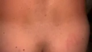 Wife slams 9" dildo into husband's ass