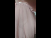 Preview 1 of I am pregnant! Finnaly. So exited to be a milf. Amateur pregnat wife in sexy night gown - hot mom