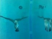Preview 4 of Face-up breathhold underwater ballerina dancer feet