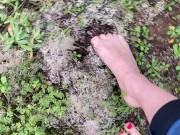 Preview 6 of FEET FETISH GRASS NATURE