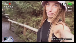 Skilled Blowjob from Spirite Moon in Public Park Make Him Cum in 2 min - Bunny Rabbits