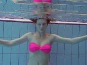 Preview 2 of Sexy big tits Lera swimming naked