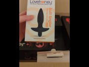 Preview 1 of British Lesbian Unboxes Sex Toys and Drinks Tea