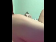 Preview 6 of I spank my pussy while u cum on my tits