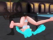 Preview 3 of 3D HENTAI Miku pussyfucked by the pool