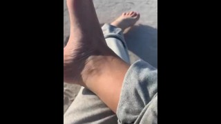 Masturbating showing my feet