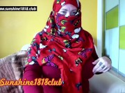 Preview 2 of muslim babe in red hijab big boobs arabic women on cam recording october 22nd