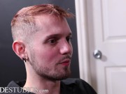 Preview 2 of FamilyCreep - Stepdad CAUGHT Stepson Jerking Off And Fucks Him In HIs Office